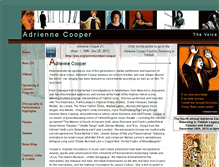 Tablet Screenshot of adriennecooper.com